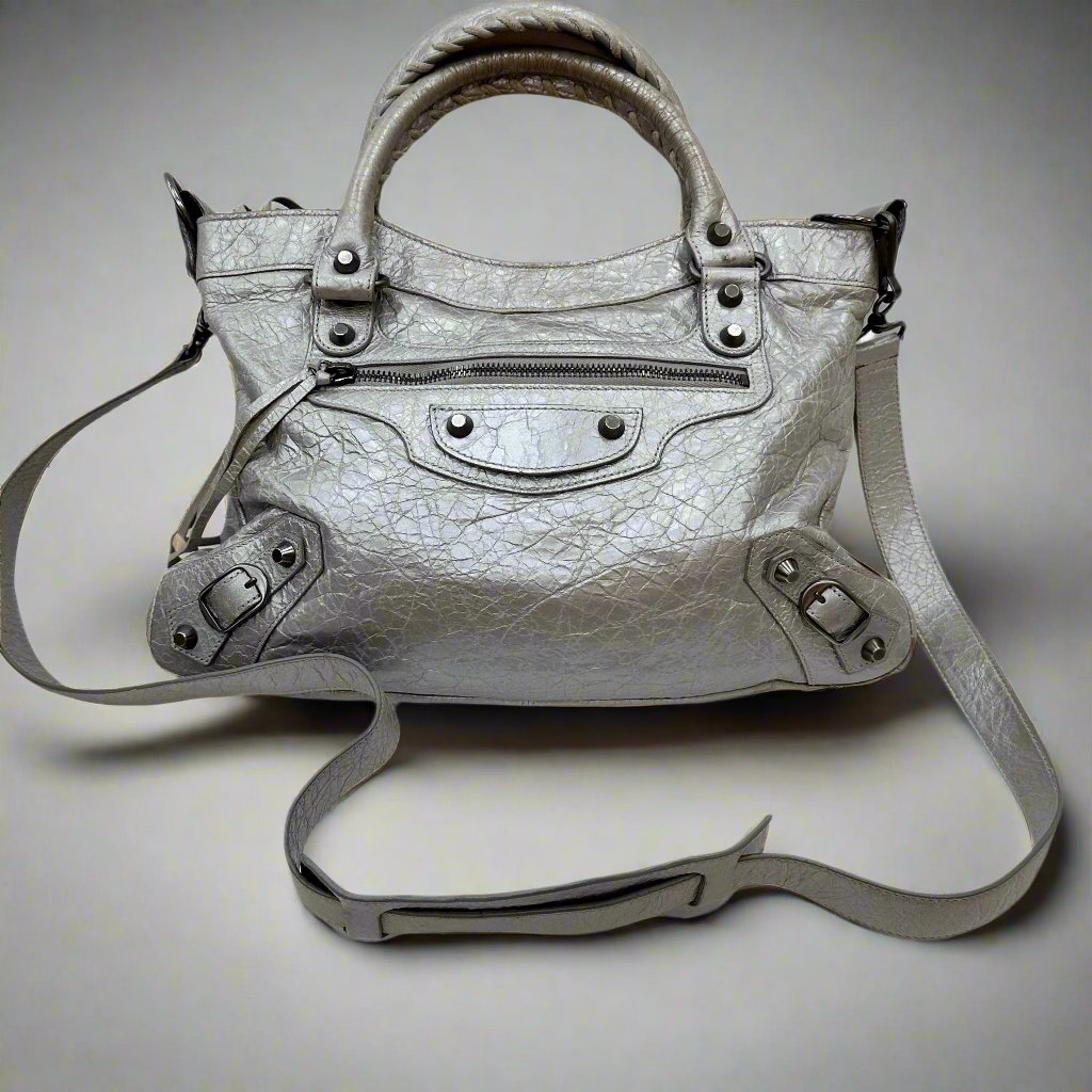 Balenciaga silver bag best sale