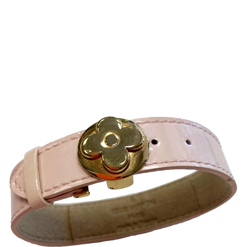 Louis Vuitton - Authenticated Monogram Bracelet - Leather Pink for Women, Good Condition