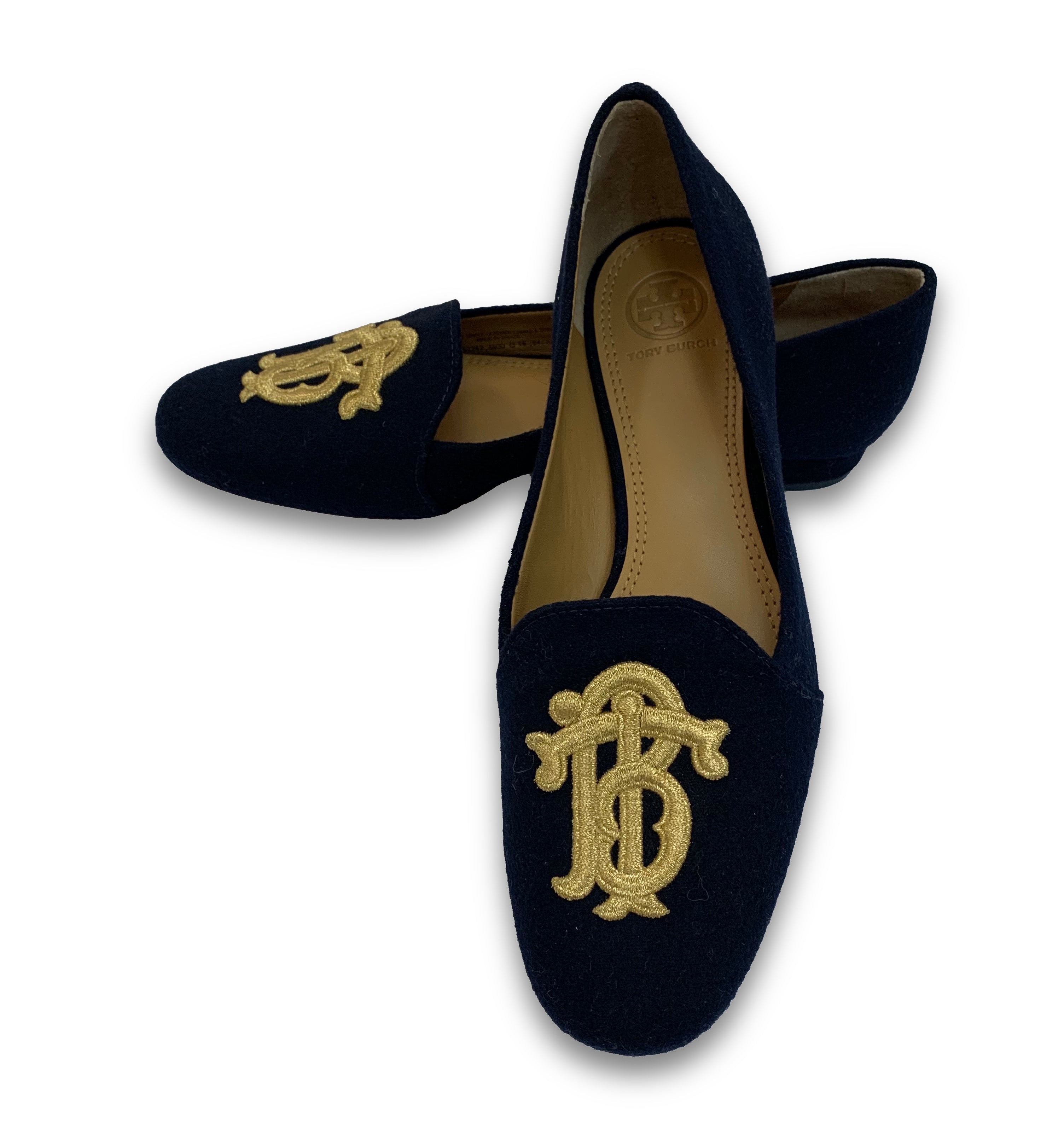 Navy tory hot sale burch shoes