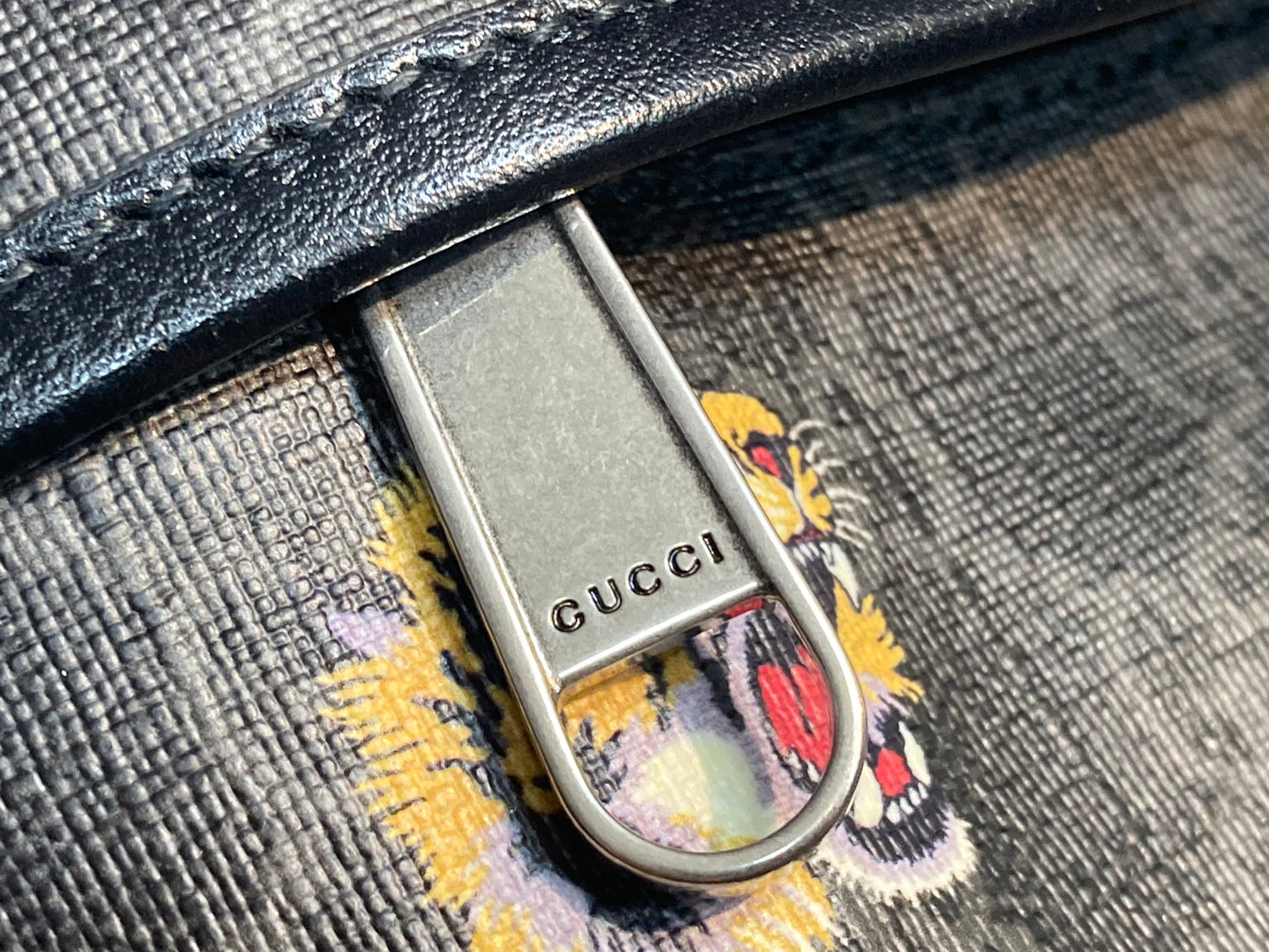 GUCCI Tiger GG Supreme Backpack Black