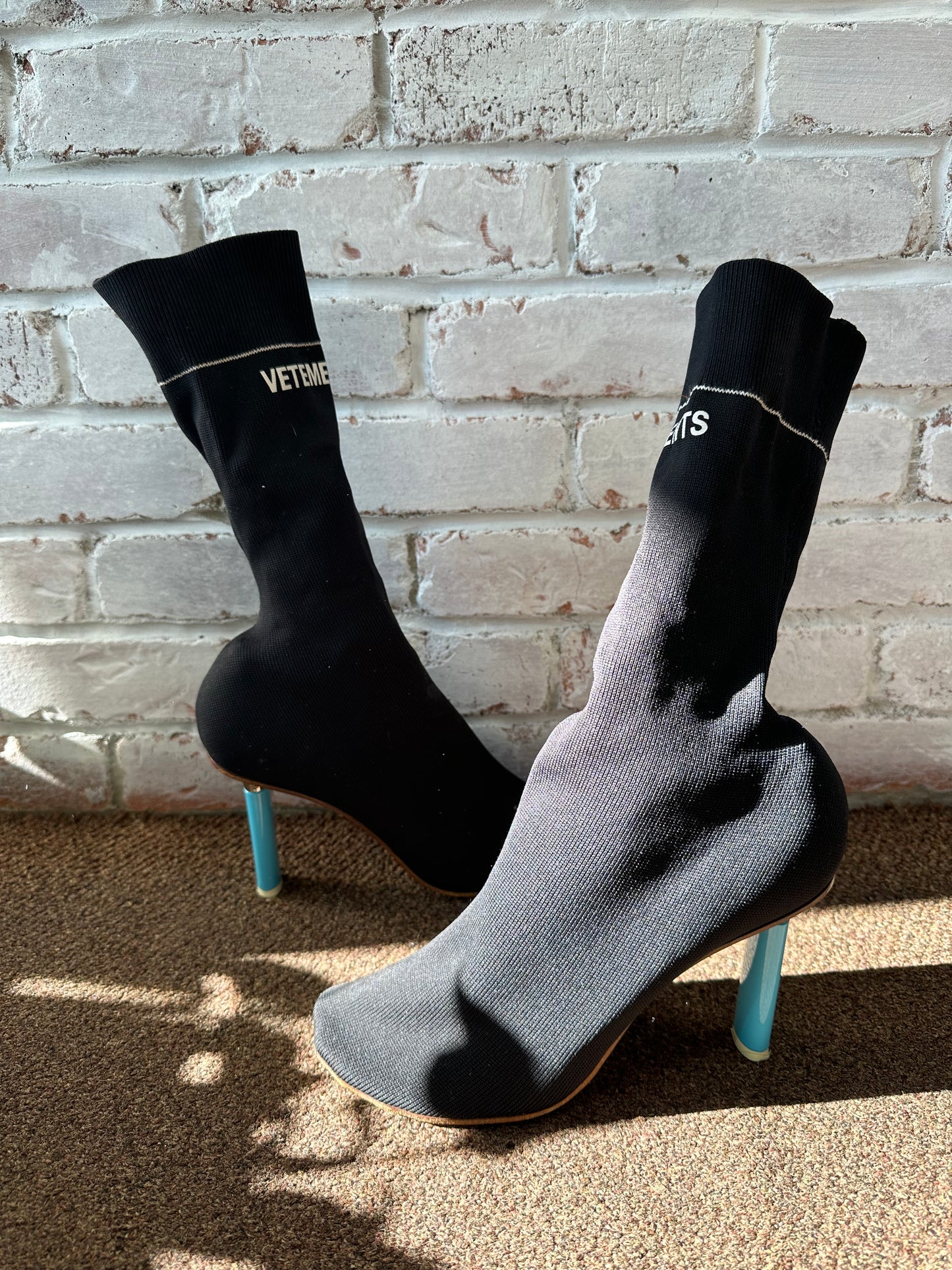 Vetements sock-style Booties