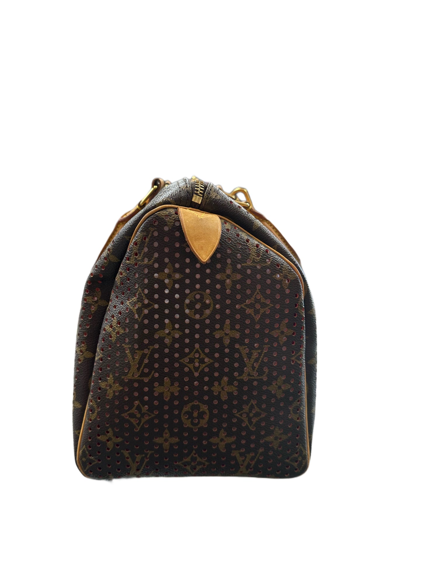 LOUIS VUITTON Perforated Speedy 30 and Perforated Key Pouch