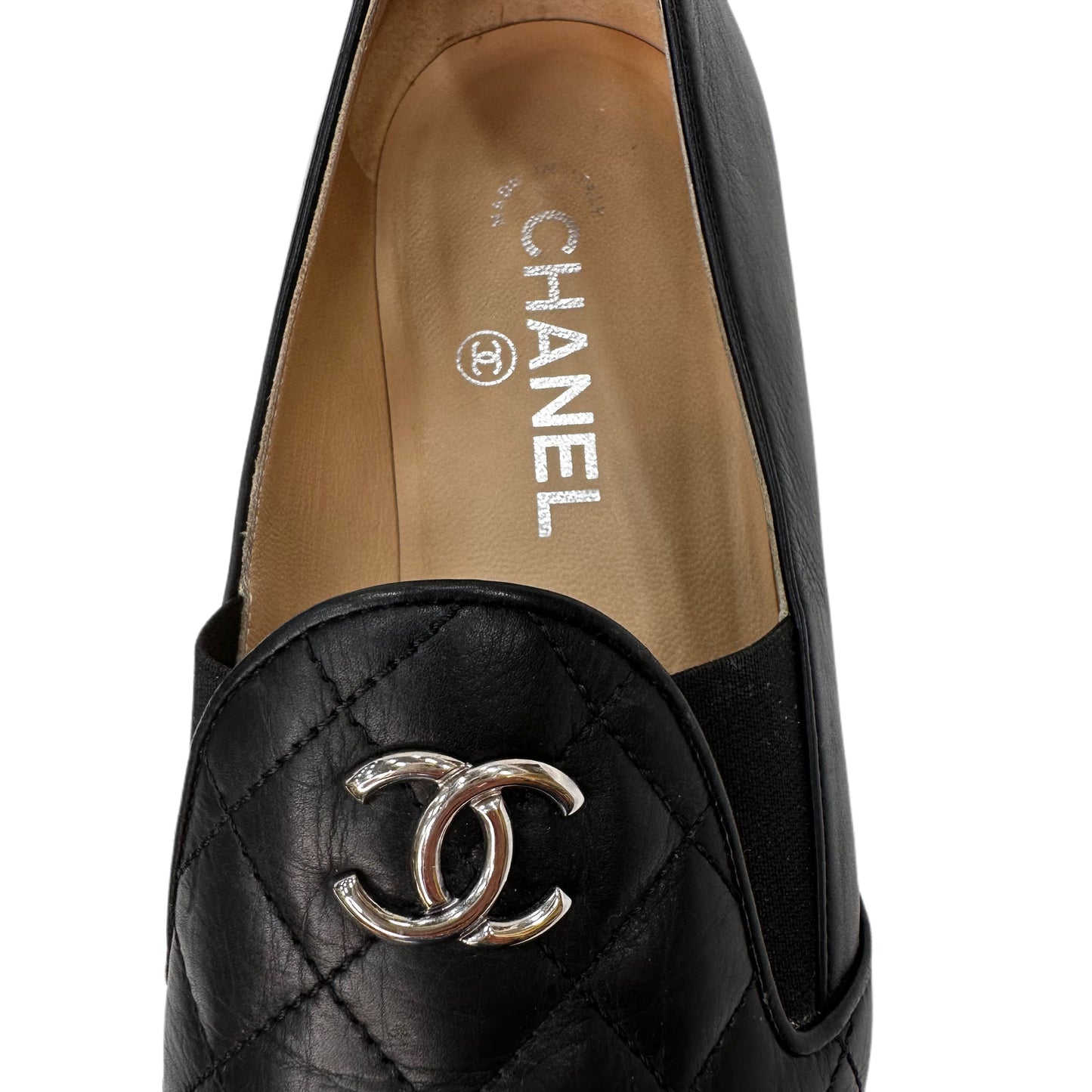 CHANEL Quilted Flat Size 39.5