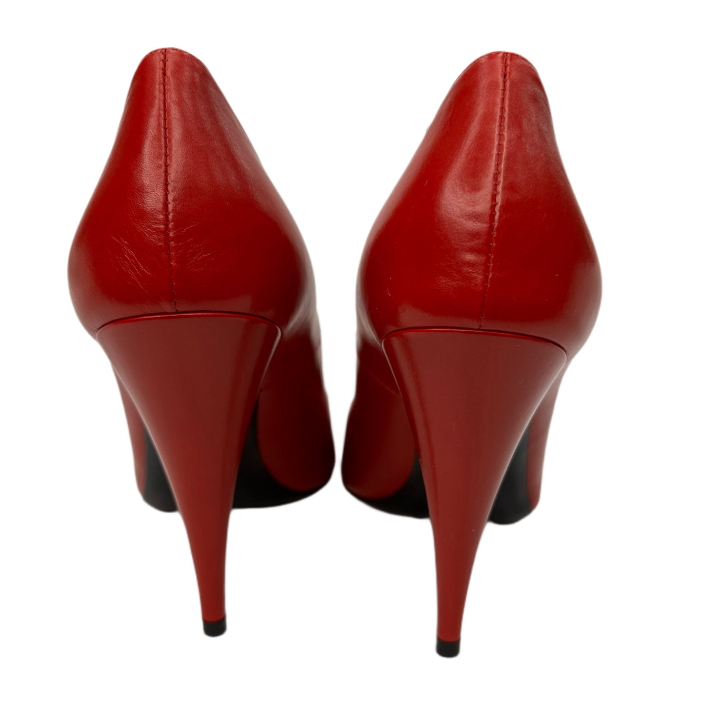 SAINT LAURENT “Kiki 100” Red Pump 38.5