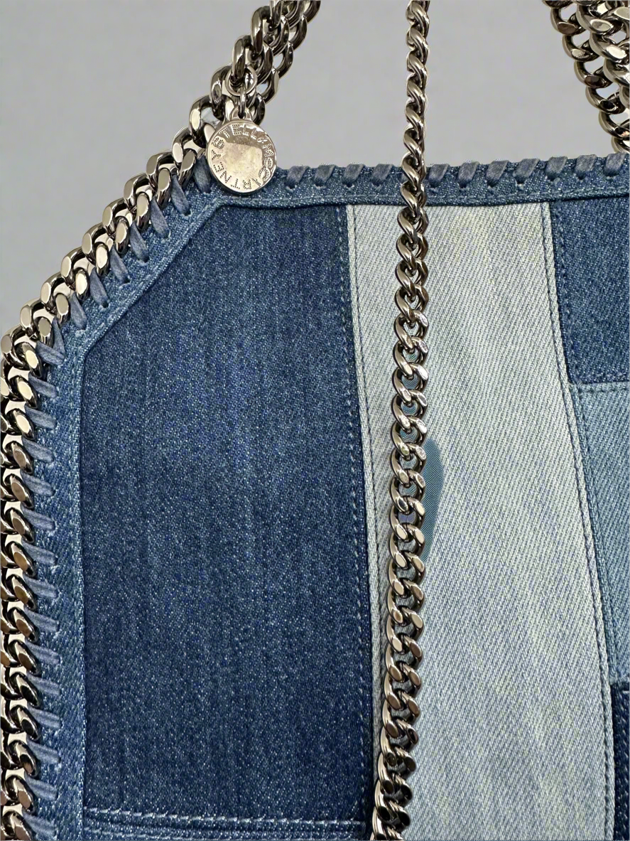 Stella McCartney Denim Falbella Tote