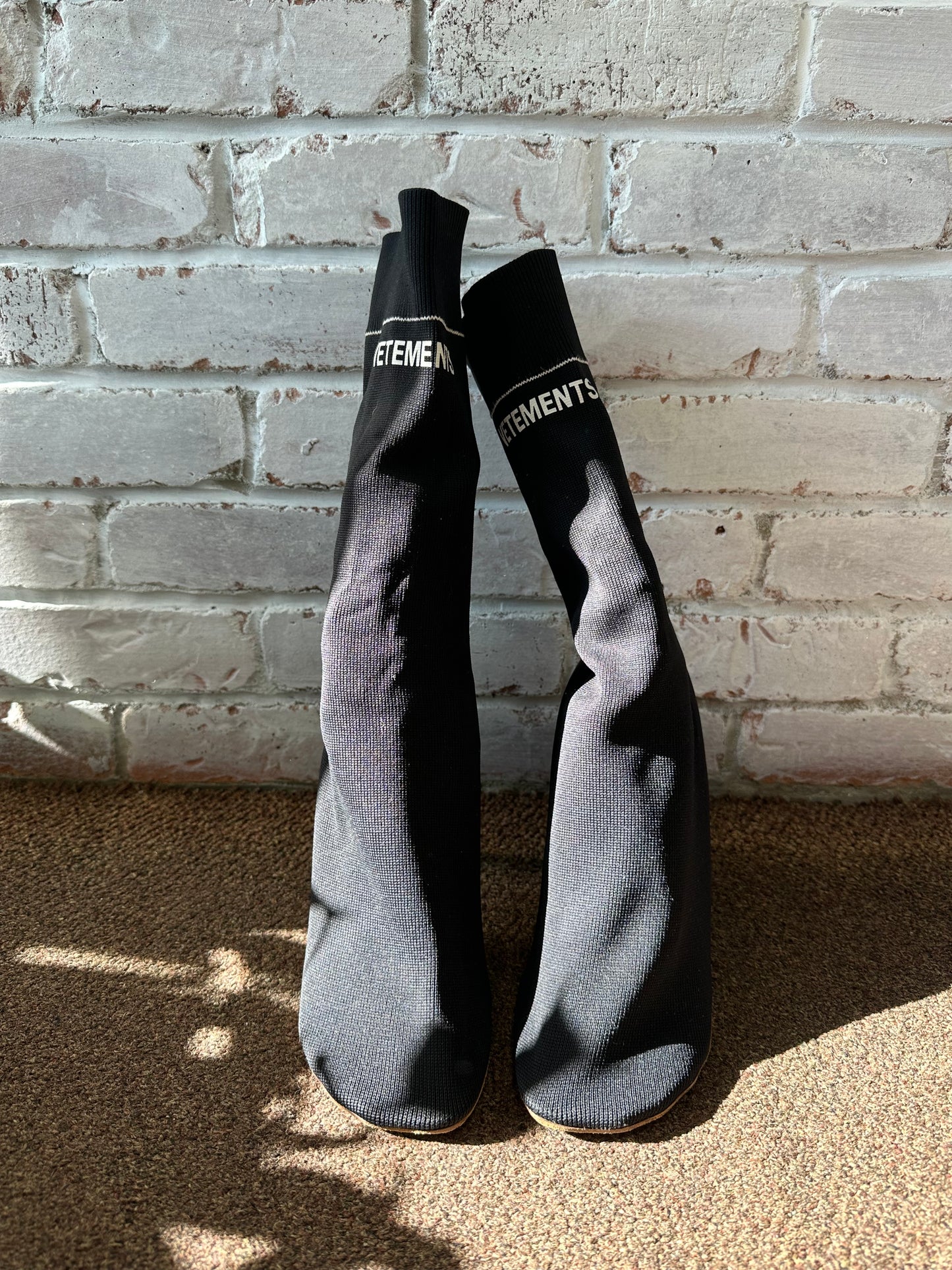 Vetements sock-style Booties