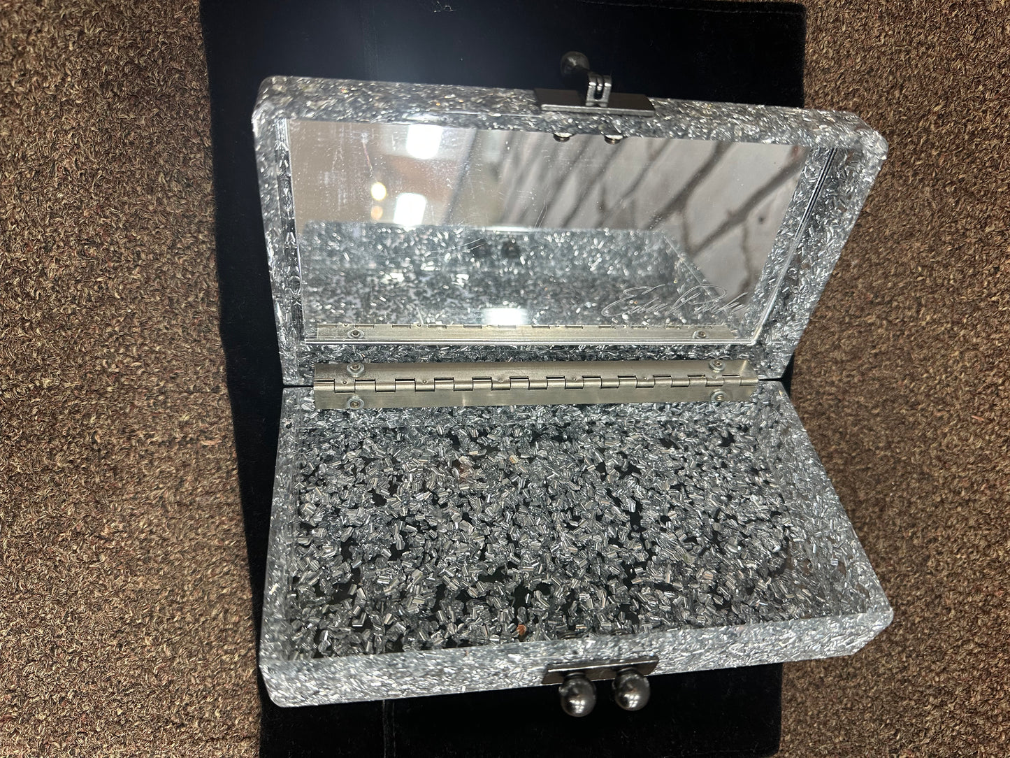 Edie Parker silver Clutch