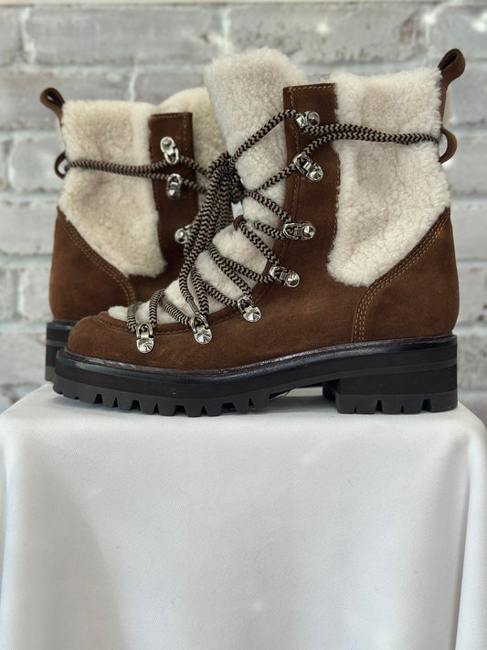 Sigerson Morrison suede shearling Boots