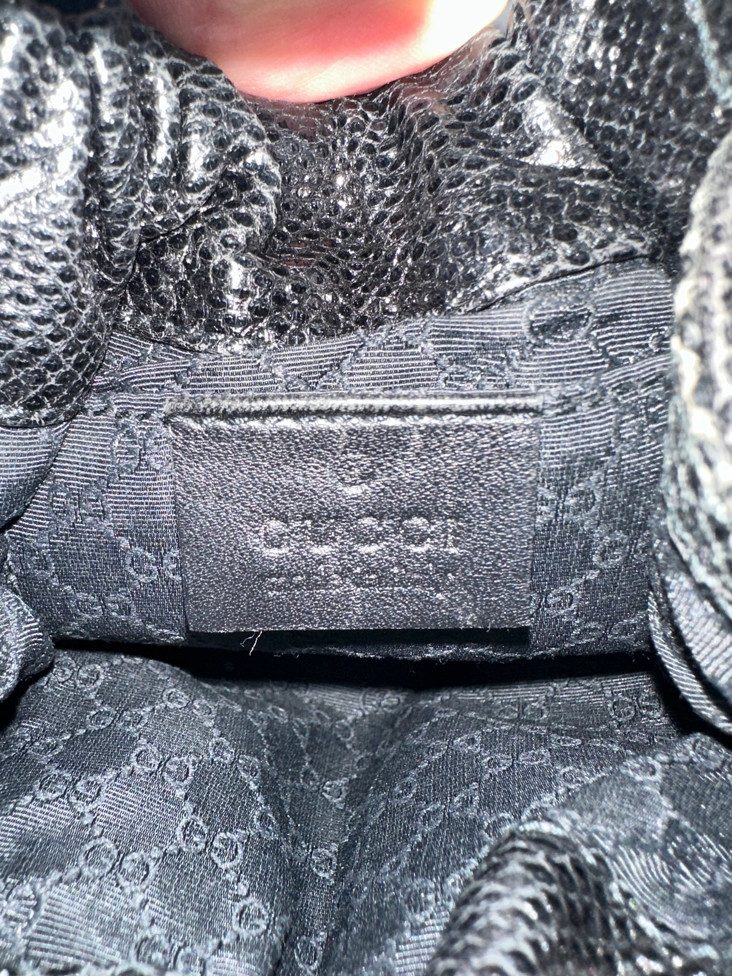 Gucci python mini Bag