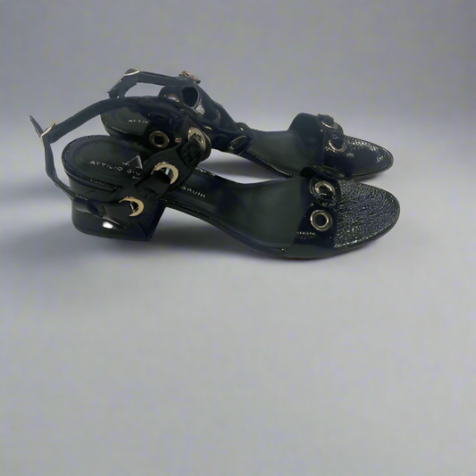 AGL Black Sandals