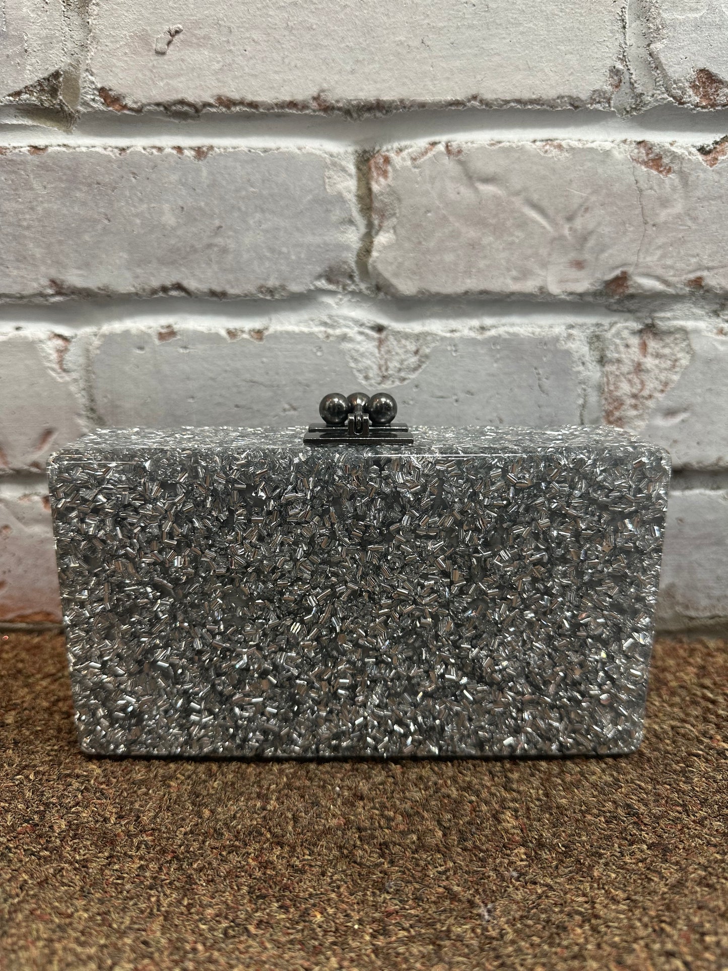 Edie Parker silver Clutch