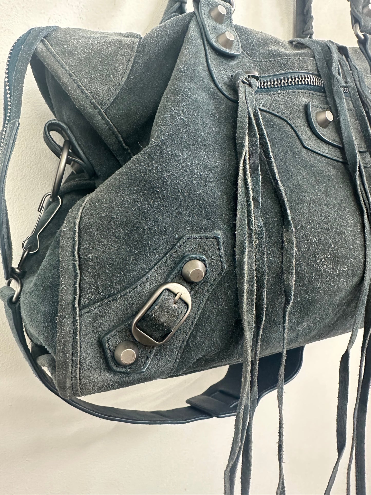 Balenciaga suede City Bag