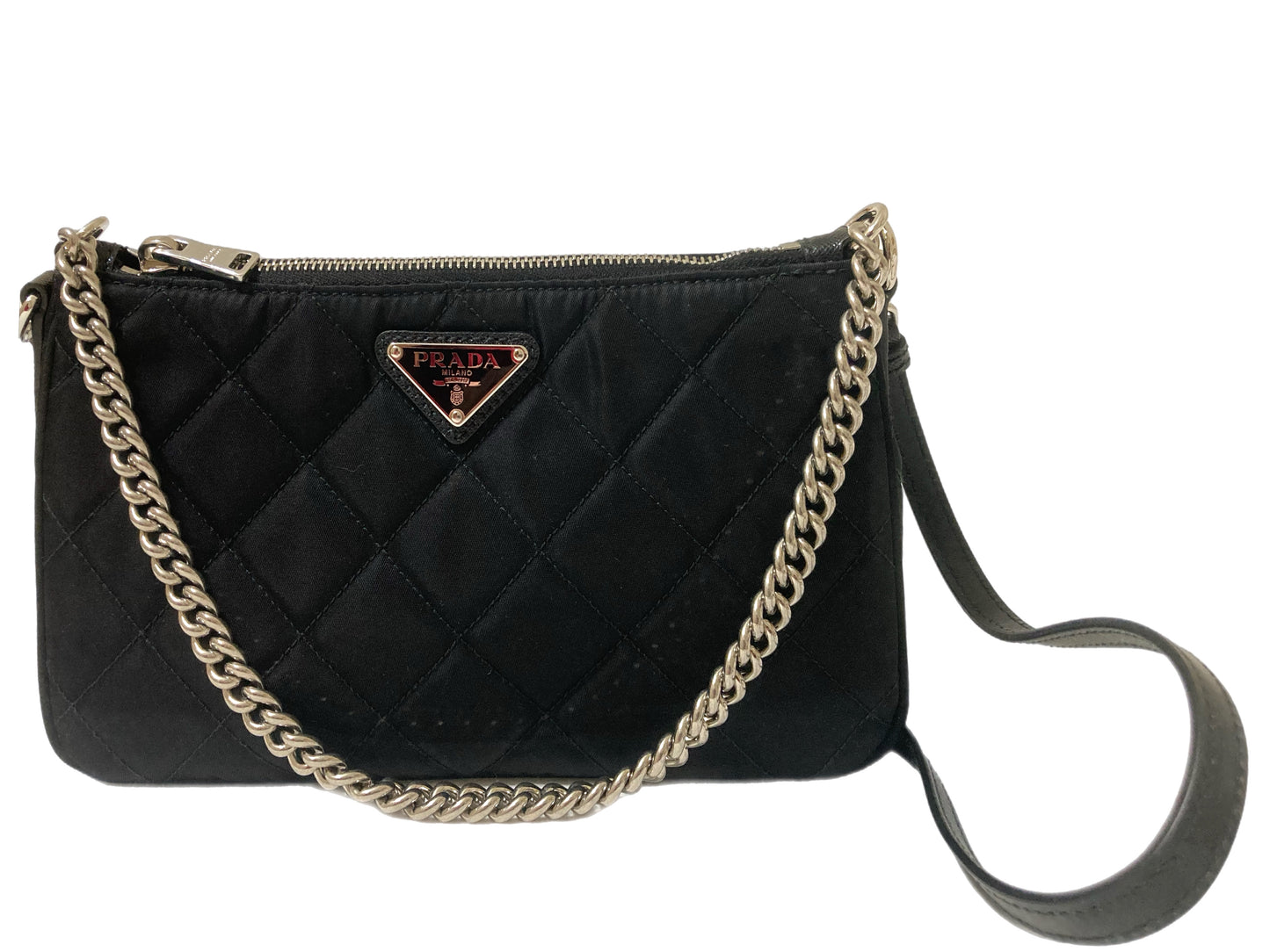 PRADA Convertible Nero Tessutto Bandolier   Black