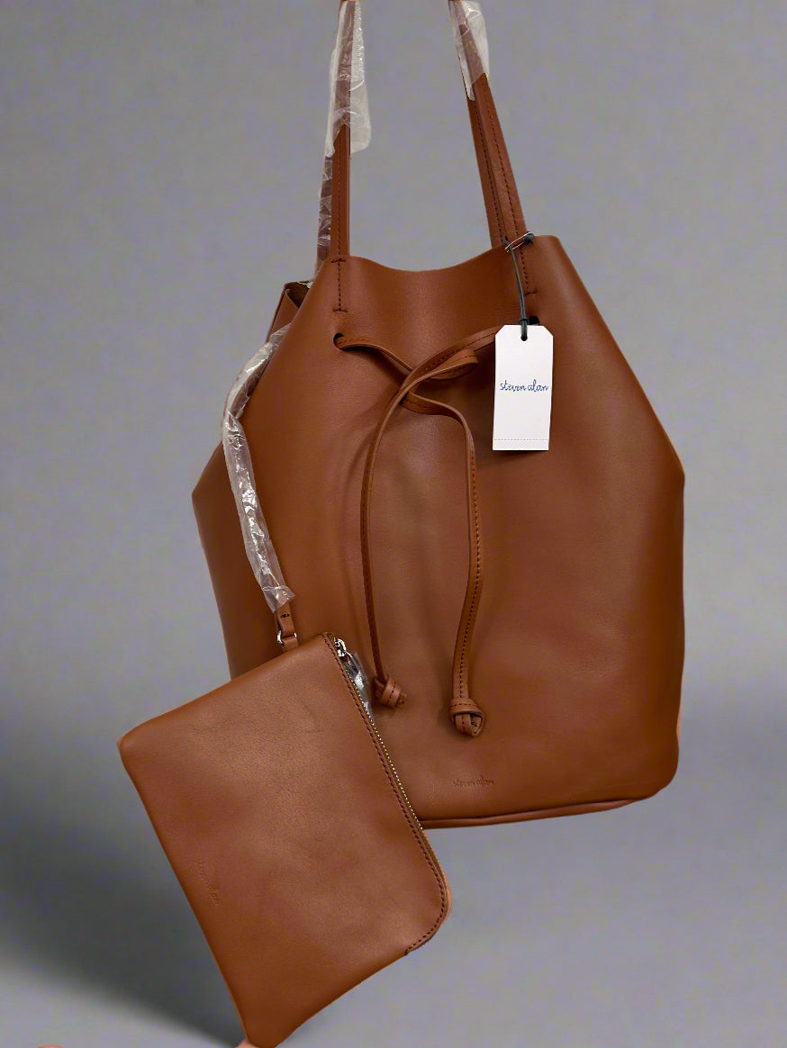 STEVEN ALAN Leather Bucket Bag