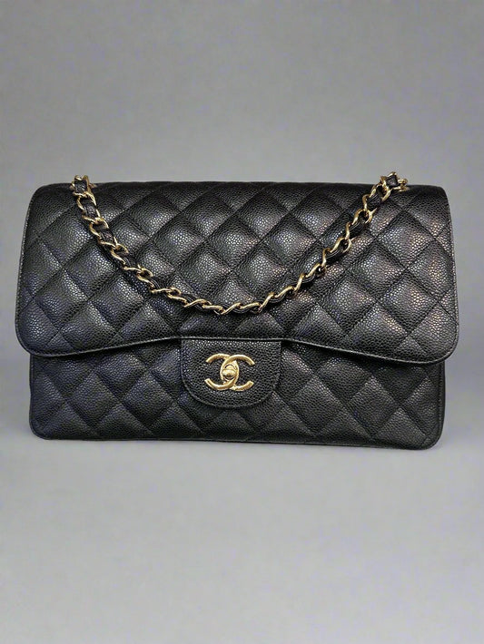 Chanel Jumbo Caviar