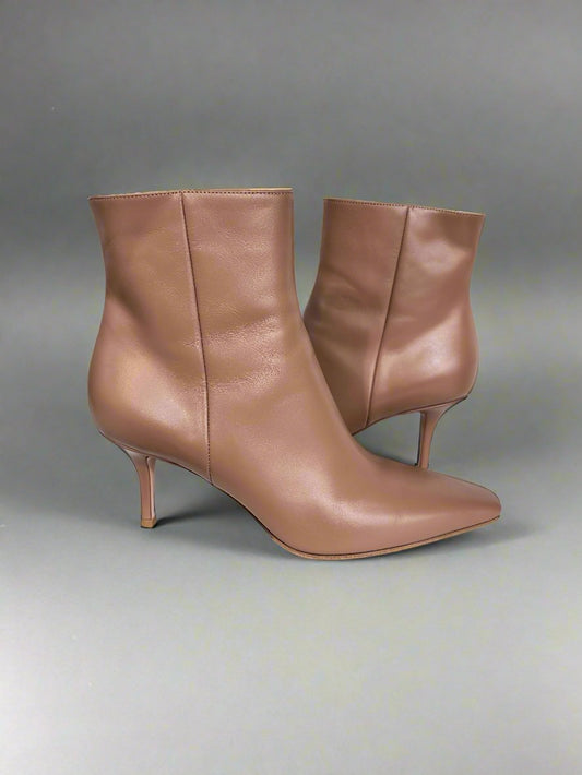 GIANVITO ROSSI Nude Booties