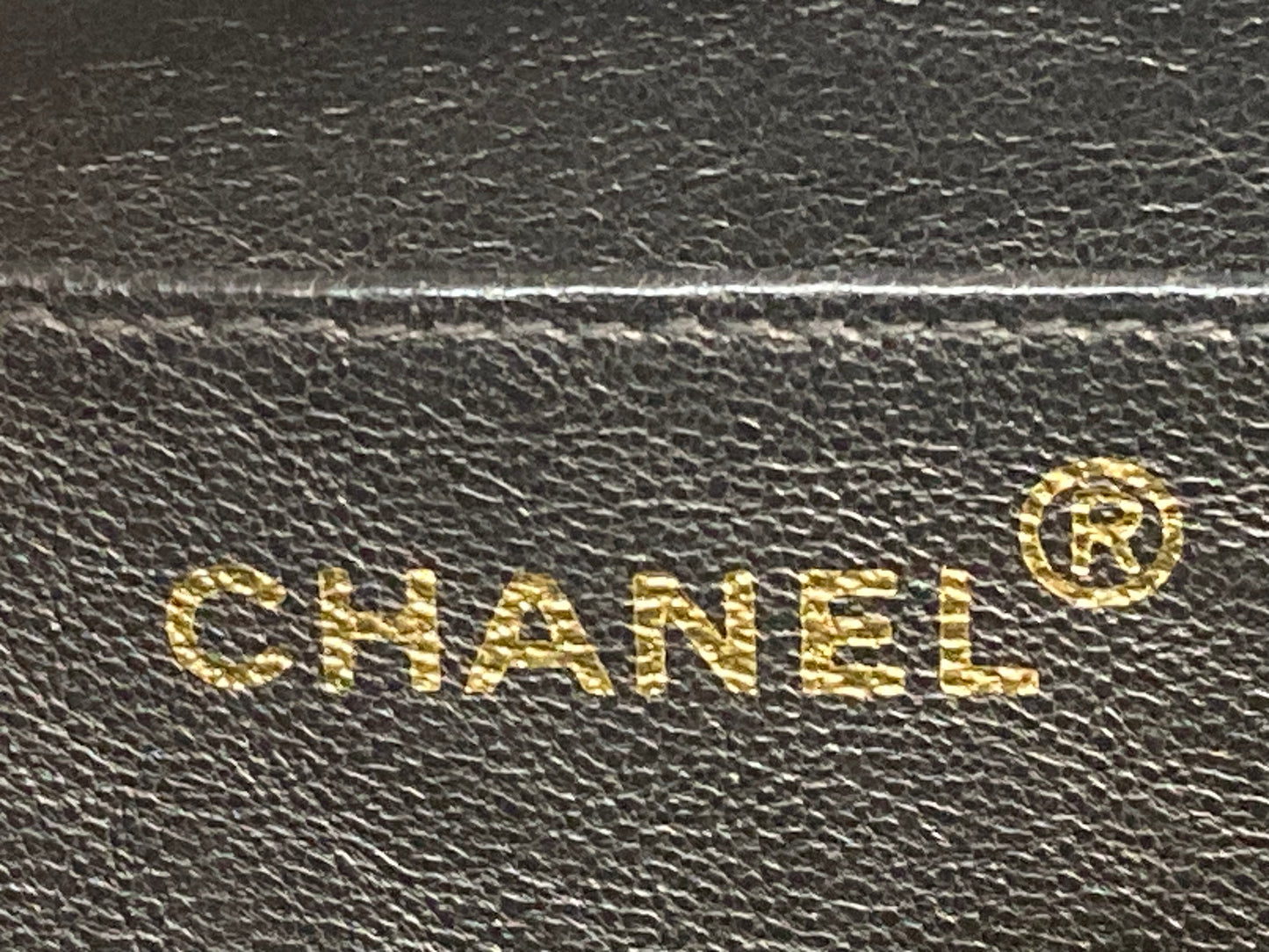 CHANEL Diagonal Caviar Leather Flap Bag Black