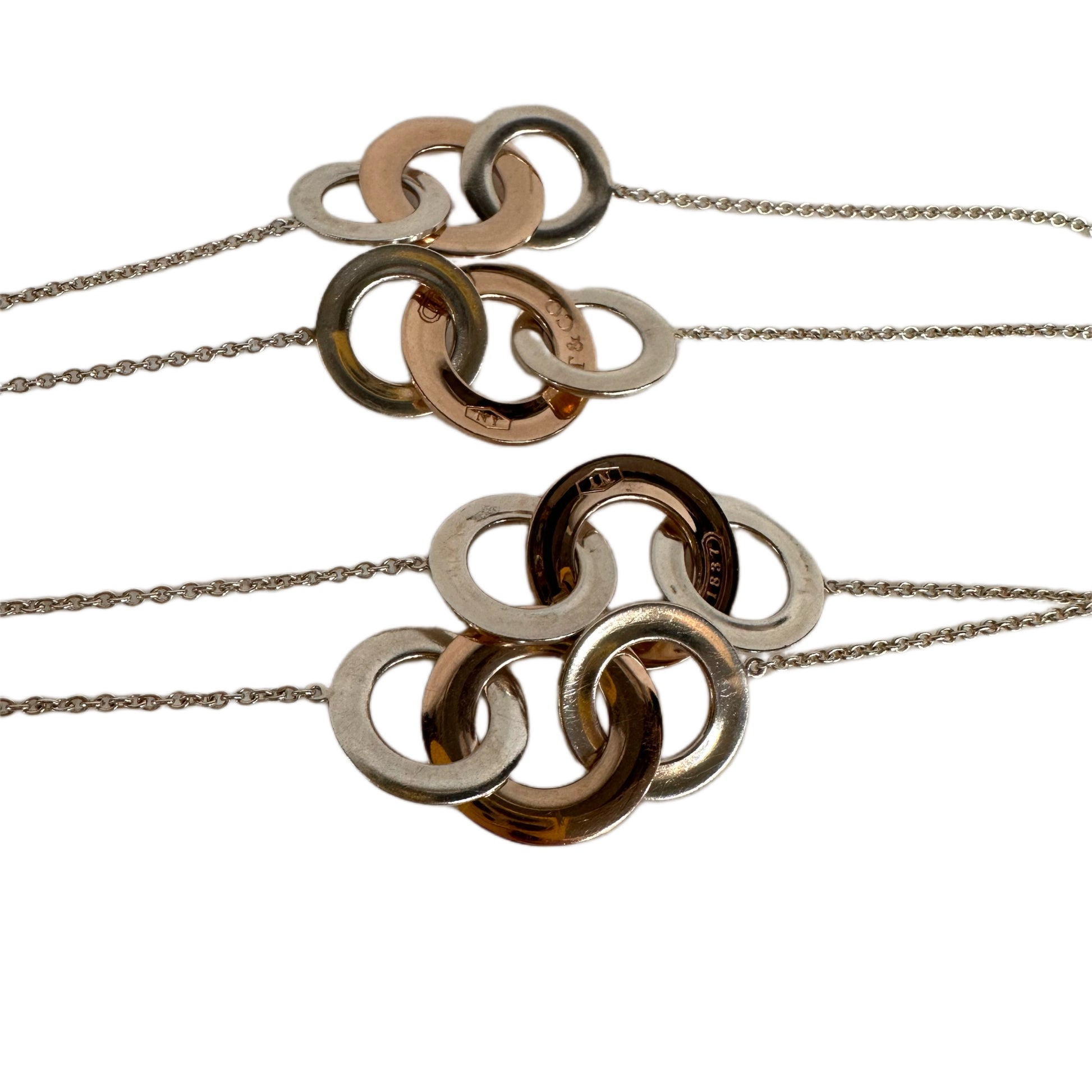 Tiffany & Co. 18k Gold 1837 Interlocking Circles Pendant Necklace - Yoogi's  Closet