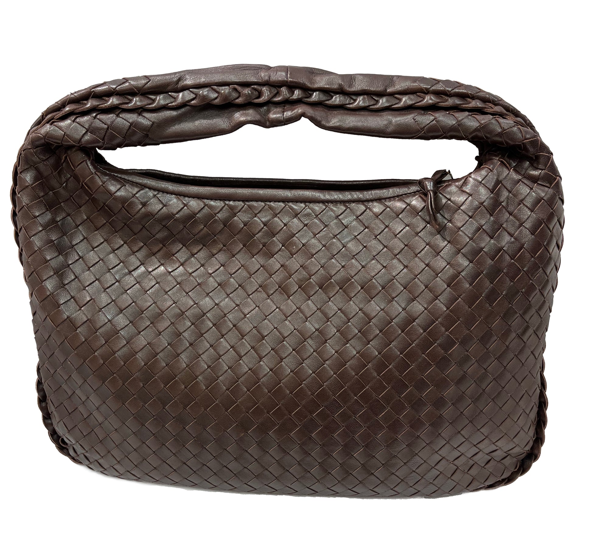 Bottega Veneta Intrecciato Medium Veneta Hobo - Brown Hobos, Handbags -  BOT204139