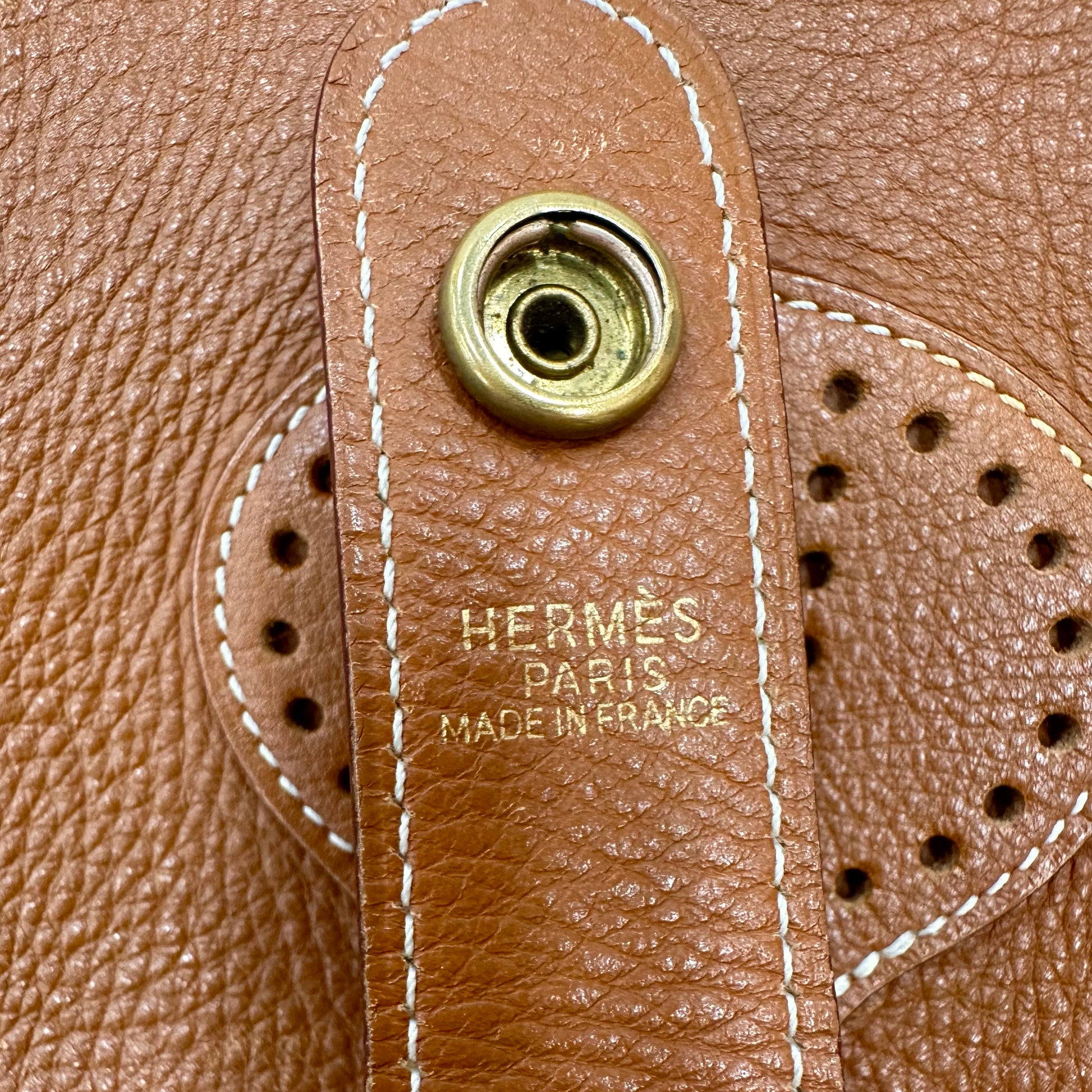 HERMES Vintage Rodeo II Caramel Leather – Past & Present Boutique