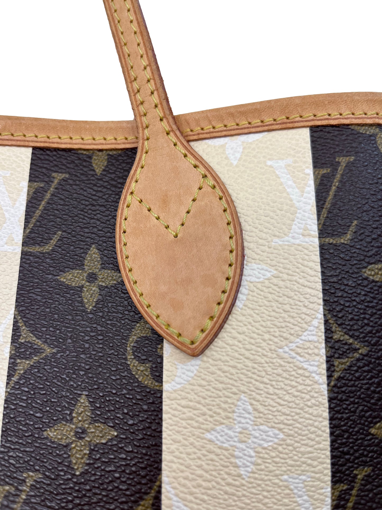 LOUIS VUITTON Limited Edition Monogram Rayures Neverfull MM