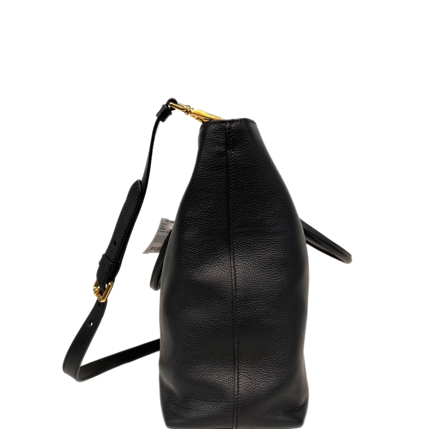 PRADA Large Vitello Phenix Tote Black