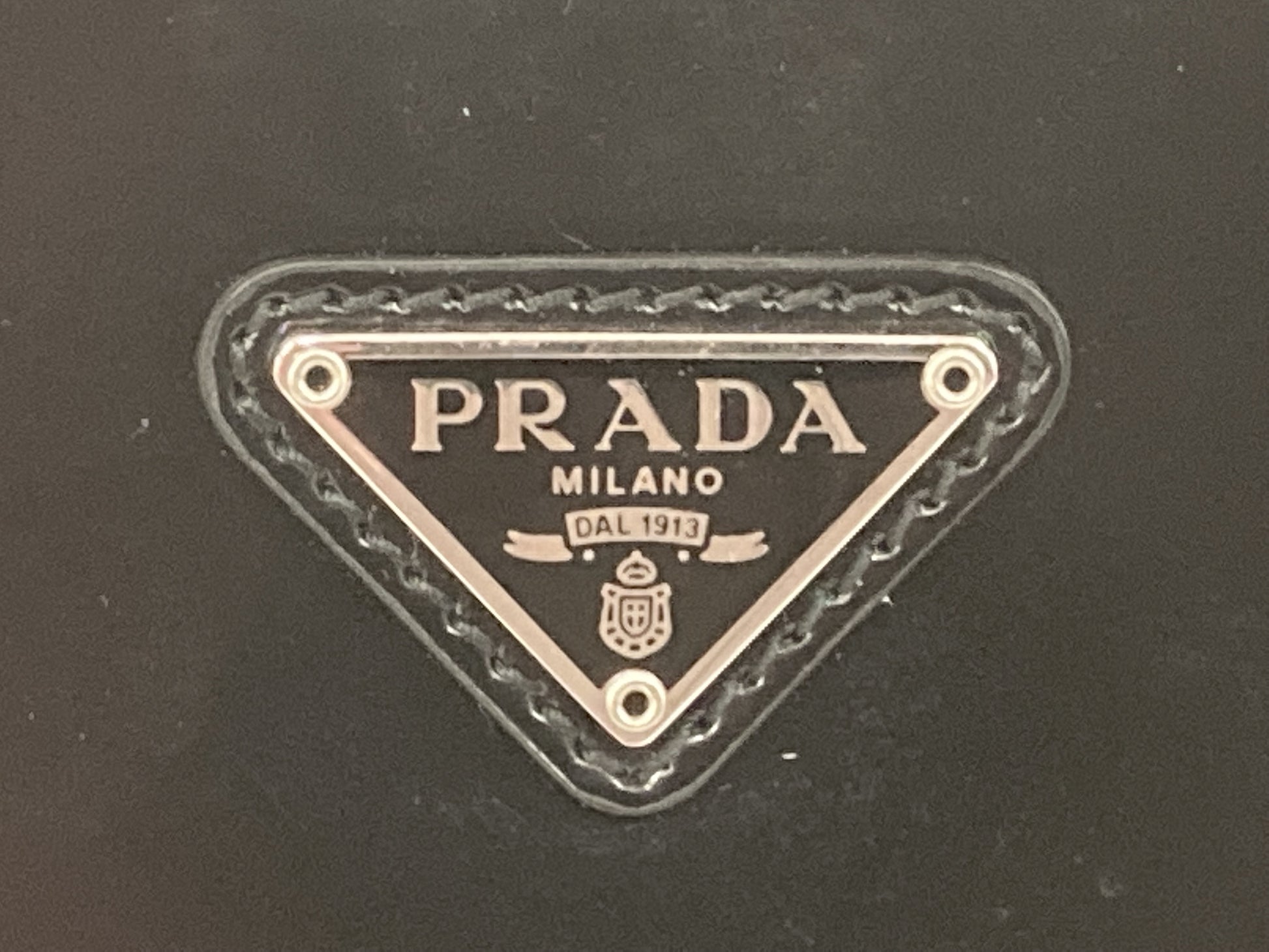 Buy Prada Mini Brushed-Leather Bucket Bag 'Black' - 1BE059 ZO6 F0002
