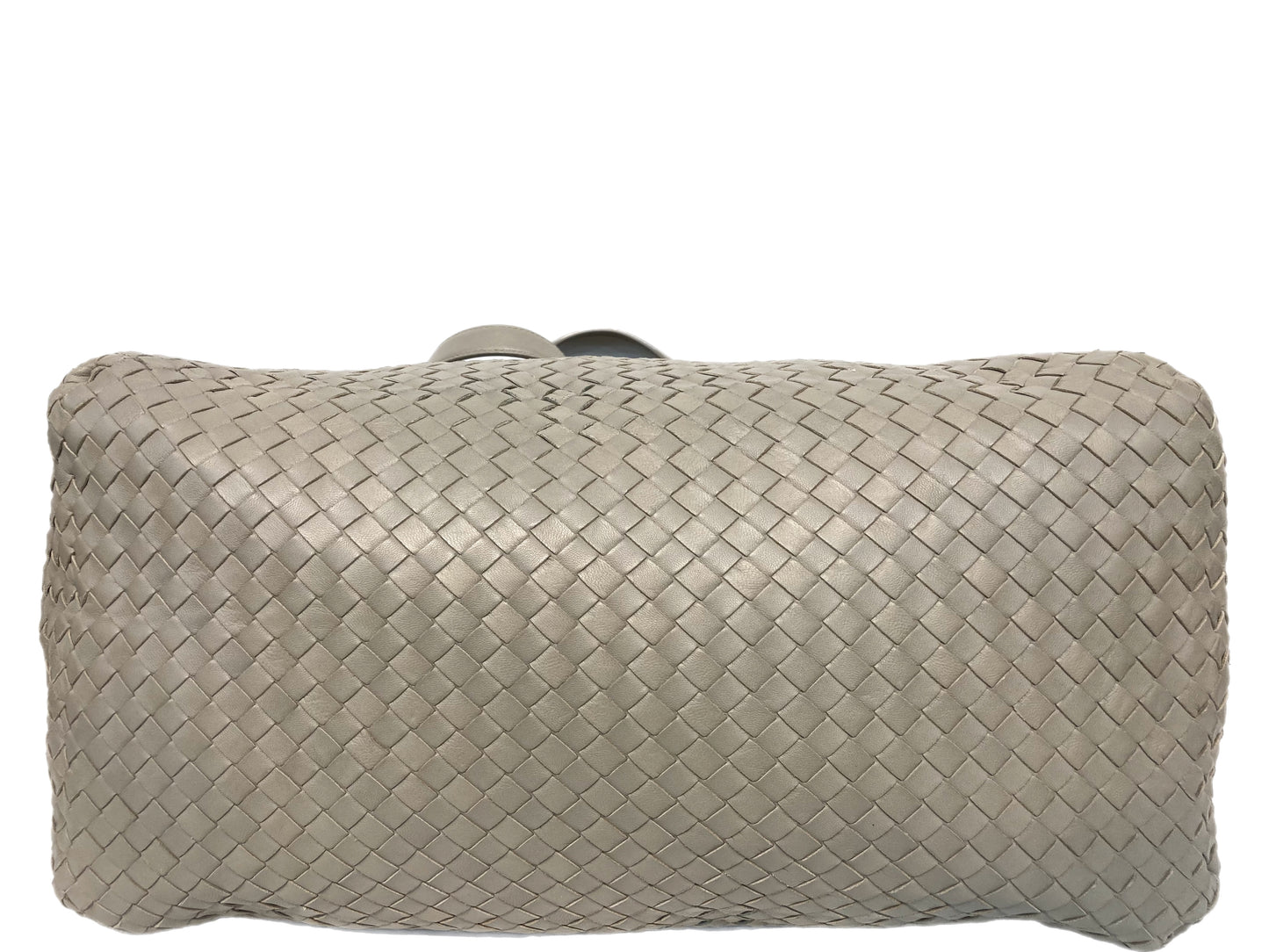 BOTTEGA VENETA Woven Leather Intrecciato Tote Taupe