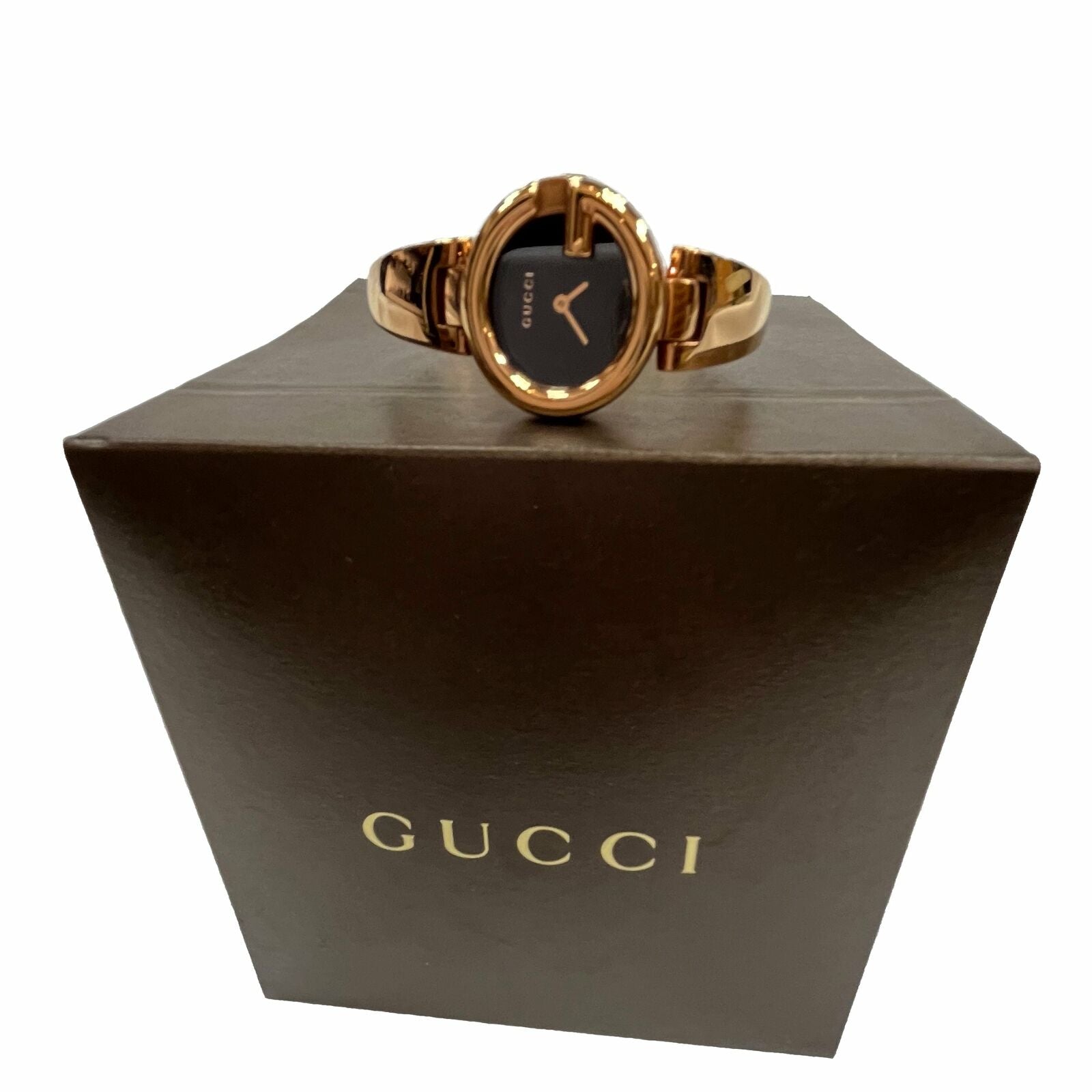 Gucci guccissima watch rose gold best sale